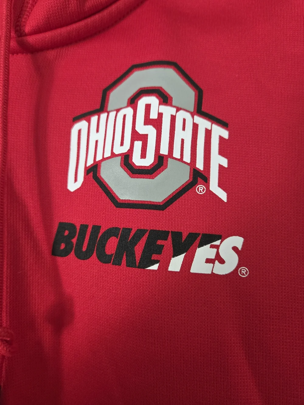 Nike Red Ohio State Buckeyes Full‑Zip Hoodie